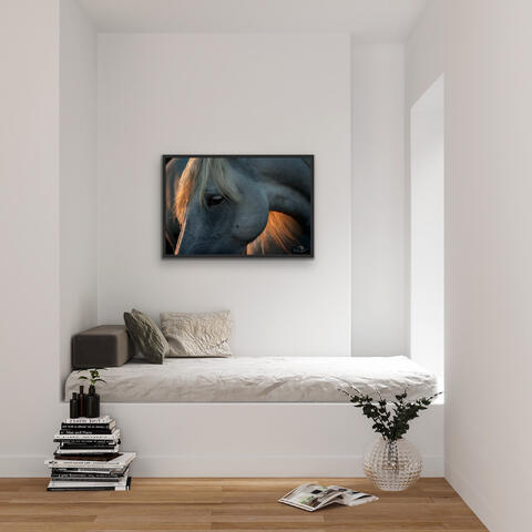 Humble and Kind Print over bed nook