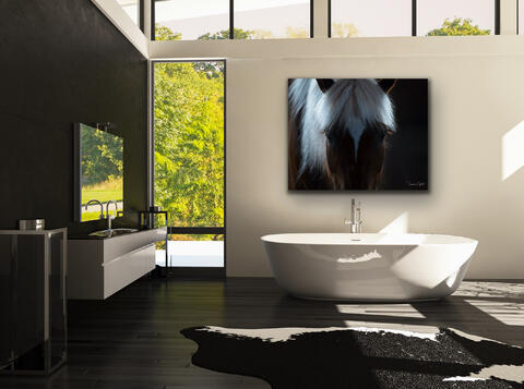 Talk To Me Haflinger Horse Aluminum Bathroom