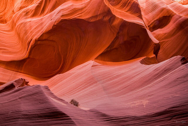 Desert Heart | Abstract Antelope Canyon Fine Art Print print