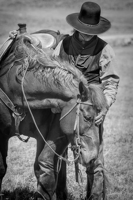 The Silent Bond — Western Fine Art Print print