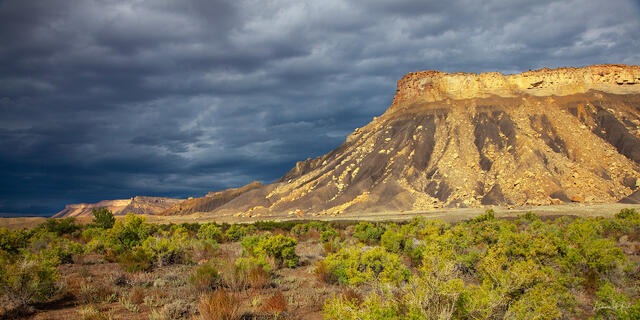 Storm Mesa — Book Cliffs, Western Colorado print