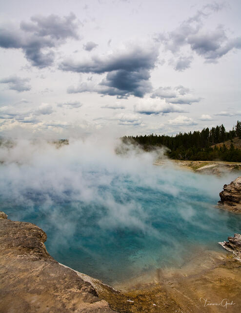 Excelsior — Boiling Thermal Pool, Yellowstone National Park, Wyoming print