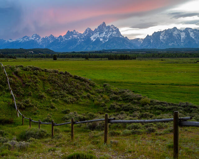 Fence Line | Grand Teton print