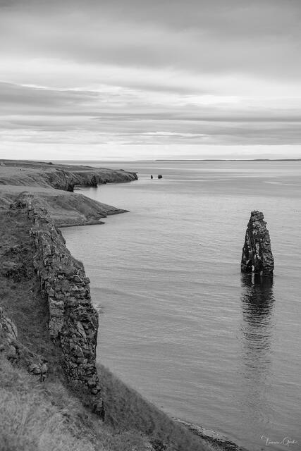 Standing Stone — Coastal Iceland print