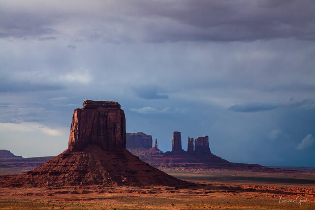 Monumental Shadows: Storm over the Mittens print