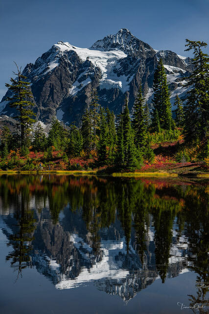 Shuksan Reflected — Picture Lake, North Cascades, Washington print