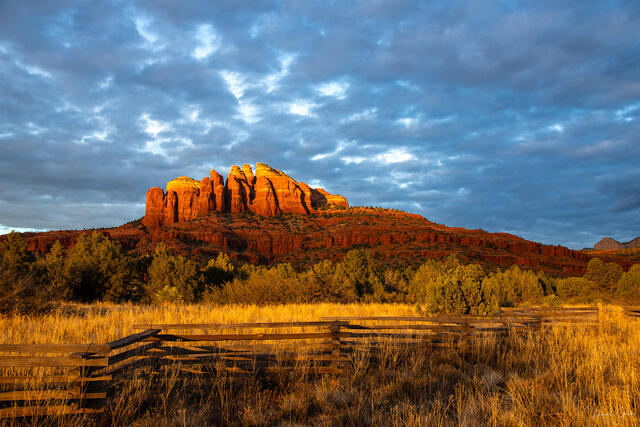 Cathedral Rock at Golden Hour — Sedona, Arizona print
