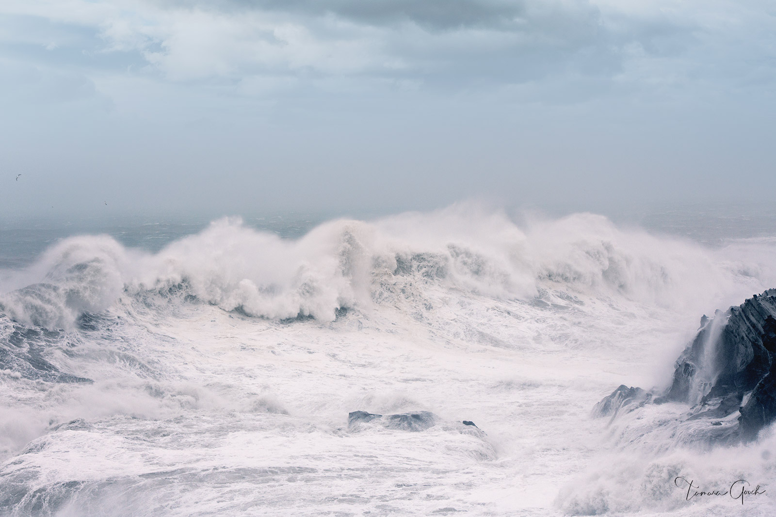 The Power of the Sea comes alive in this fine art print. Photographed during the wild winter storms off the coast of Oregon this...
