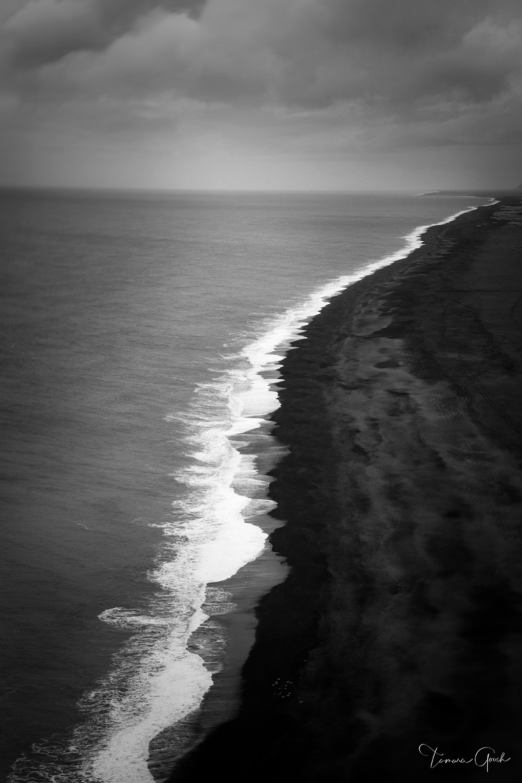 Black Sand Beach of Vic a Fine Art Limited Edition Print of 50 Care and Handling How do I clean my artwork?Although I use the...