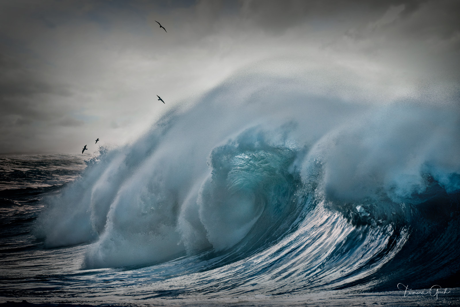 Giant Wave is a museum quality Limited Edition Print of 50 Giant Wave is shown below as a framed Chromalux aluminum/metal print...
